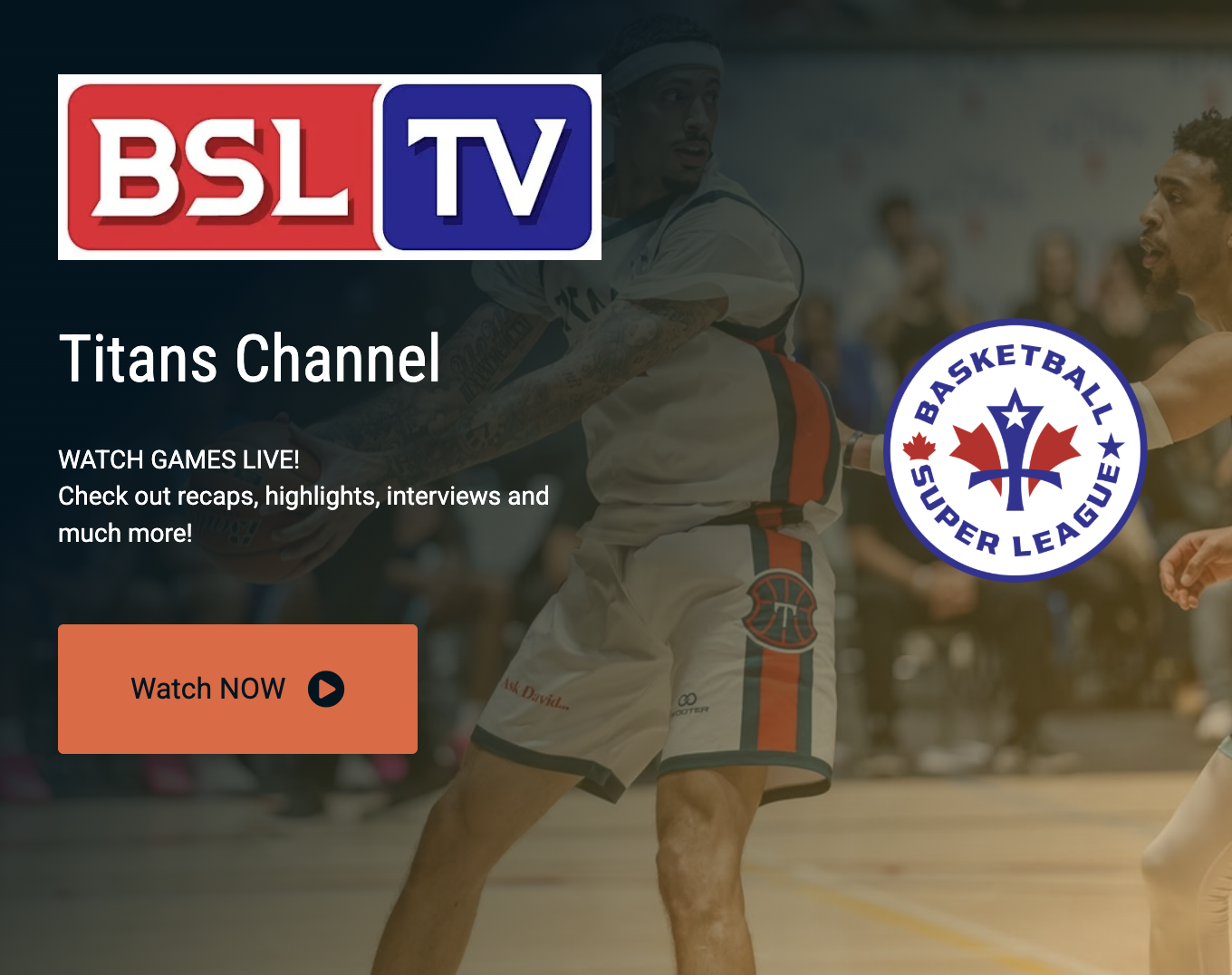 Watch the KW Titans when on the road on the BSL streaming network
