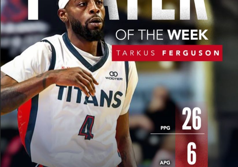 Announcing this week’s BSL player of the week! @kwtitans small forward Tarkus Ferguson had an in